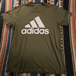 Adidas Men's Short Sleeve Olive Tee